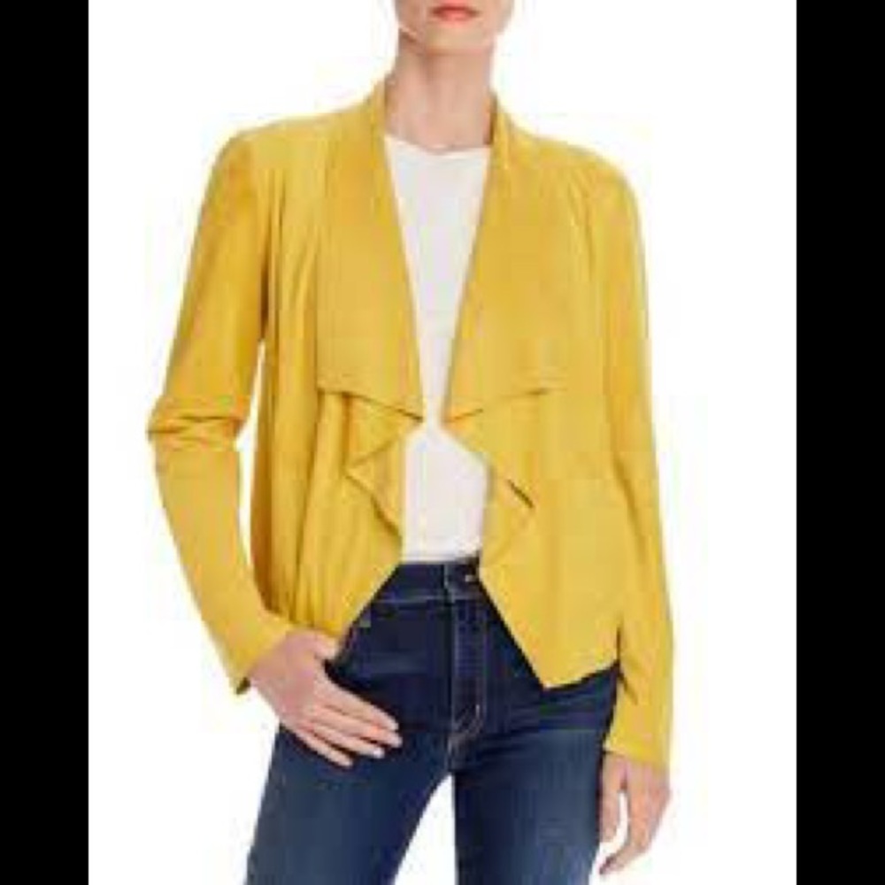 🌸 Bagatelle faux suede drape blazer